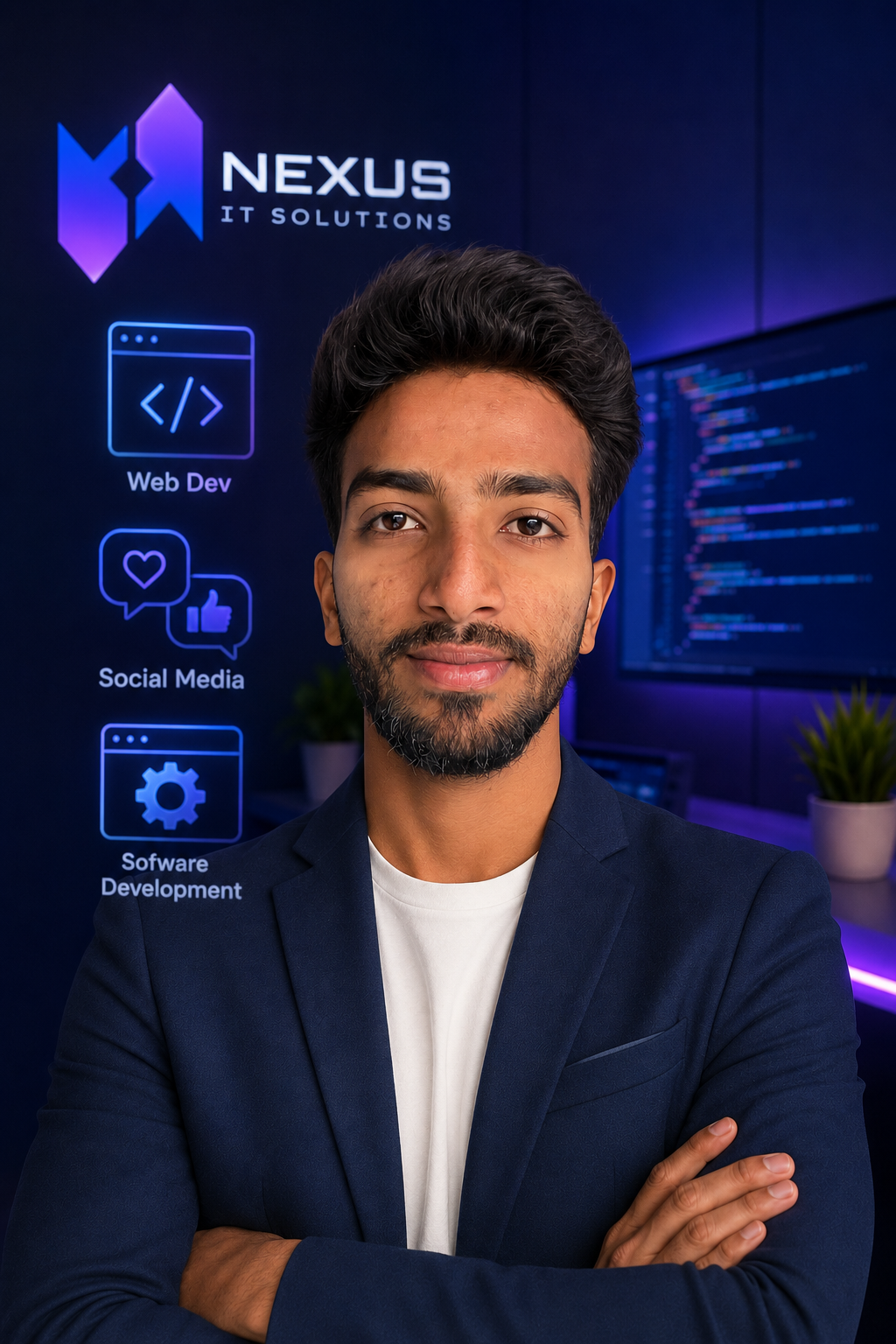 Muddassar Kazi Founder and CEO of Nexus IT Solutions Sangli Miraj